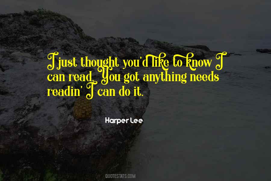I Can Read You Quotes #1851466