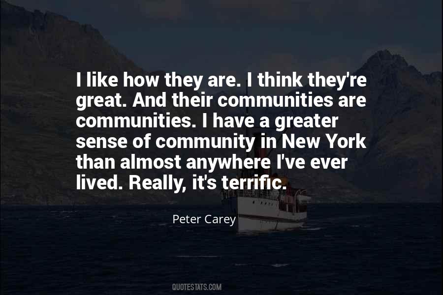 Quotes About A Great Community #113406