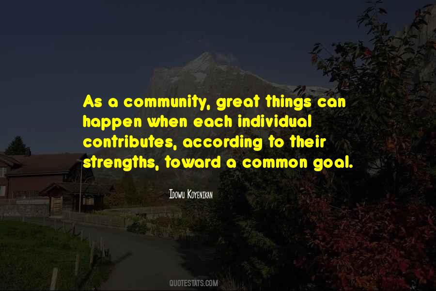 Quotes About A Great Community #619559