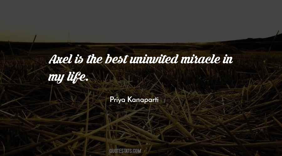 Miracle In My Life Quotes #217478