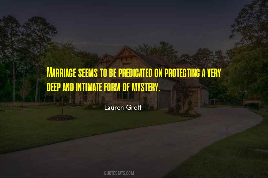 Marriage Deep Quotes #1569453