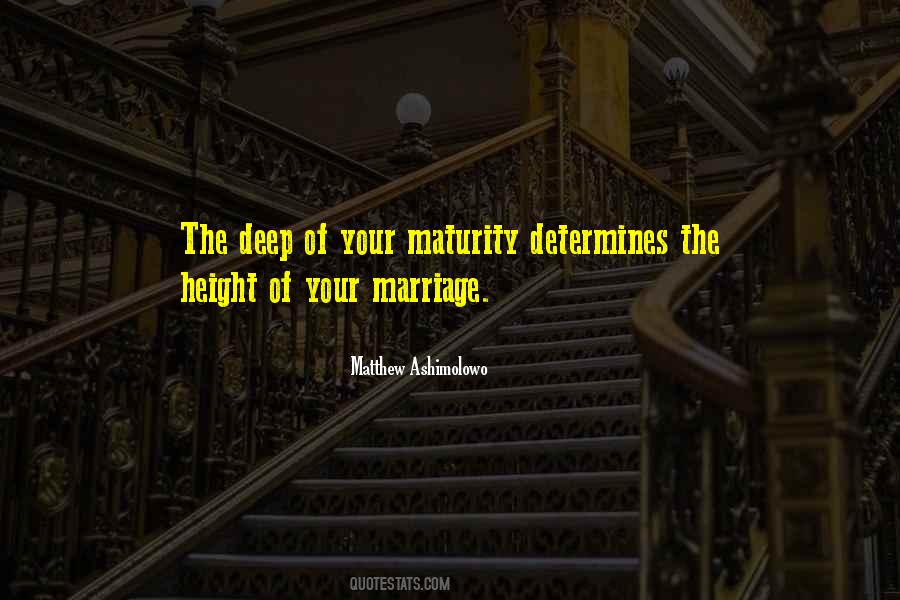 Marriage Deep Quotes #648401