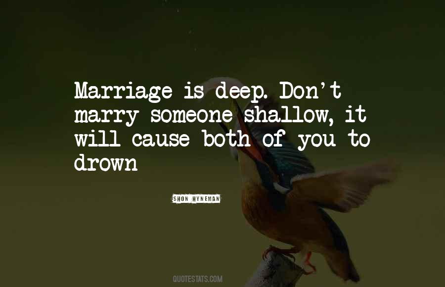 Marriage Deep Quotes #686174