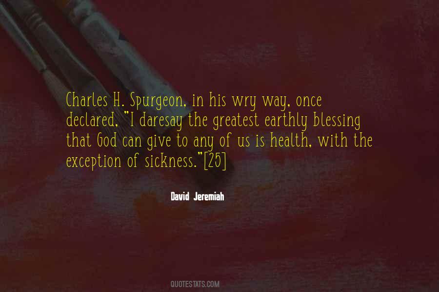Health Blessing Quotes #692399