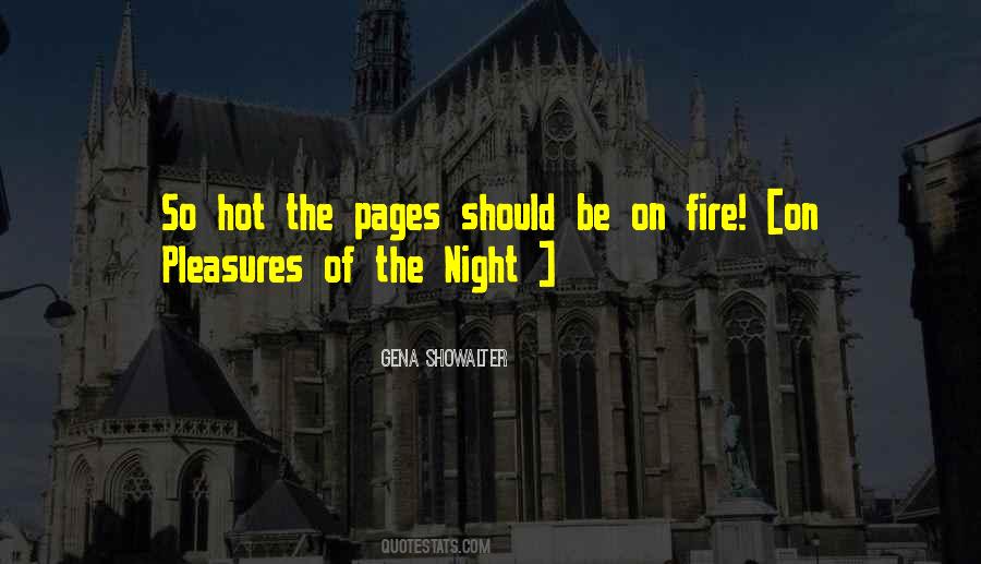 Hot Night Quotes #906754