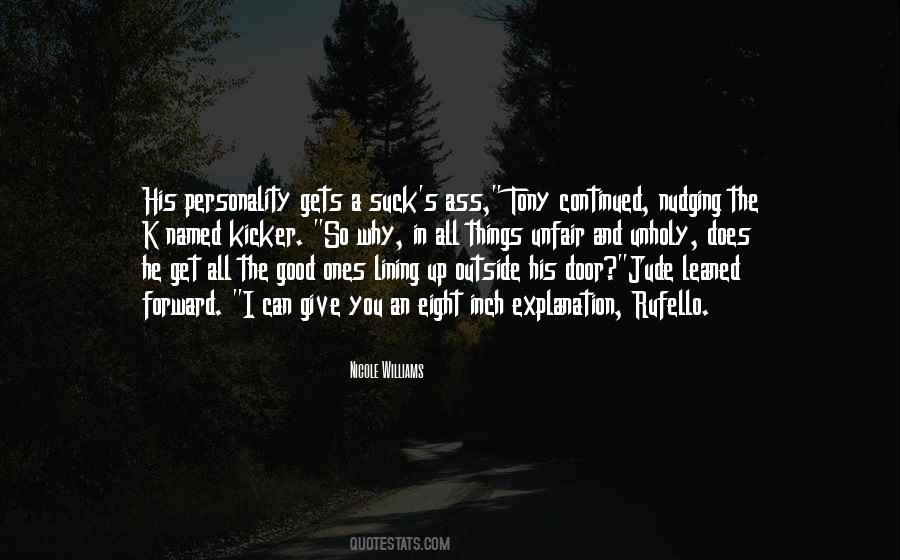 His Personality Quotes #1008322