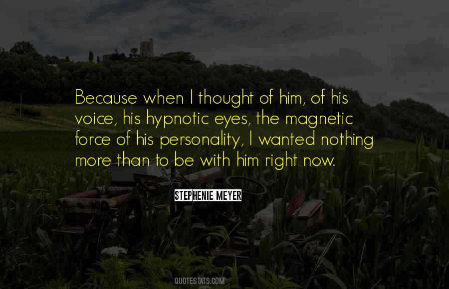 His Personality Quotes #1221707