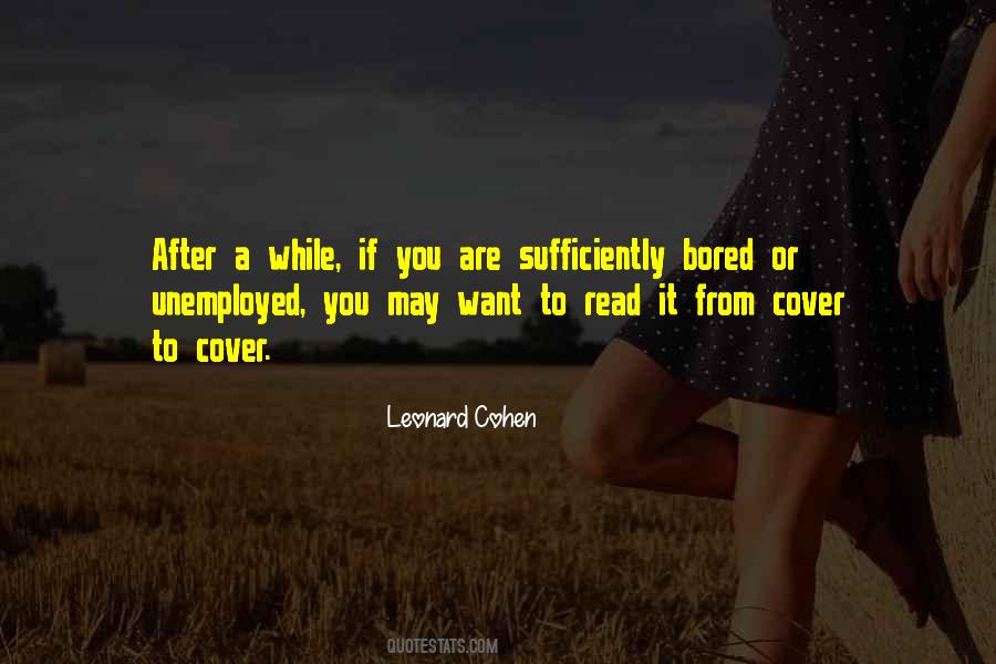 If You Are Bored Quotes #26893
