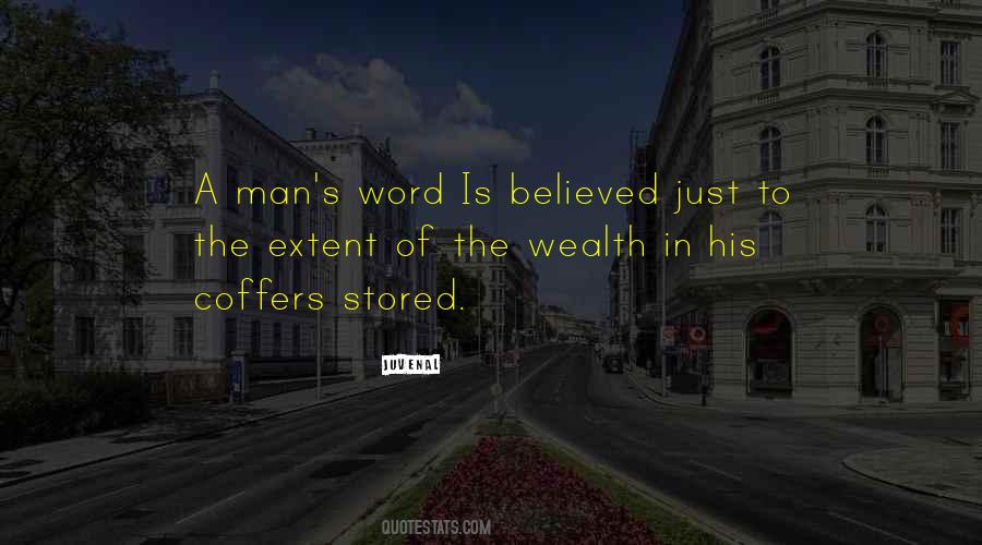 Word Of A Man Quotes #477872
