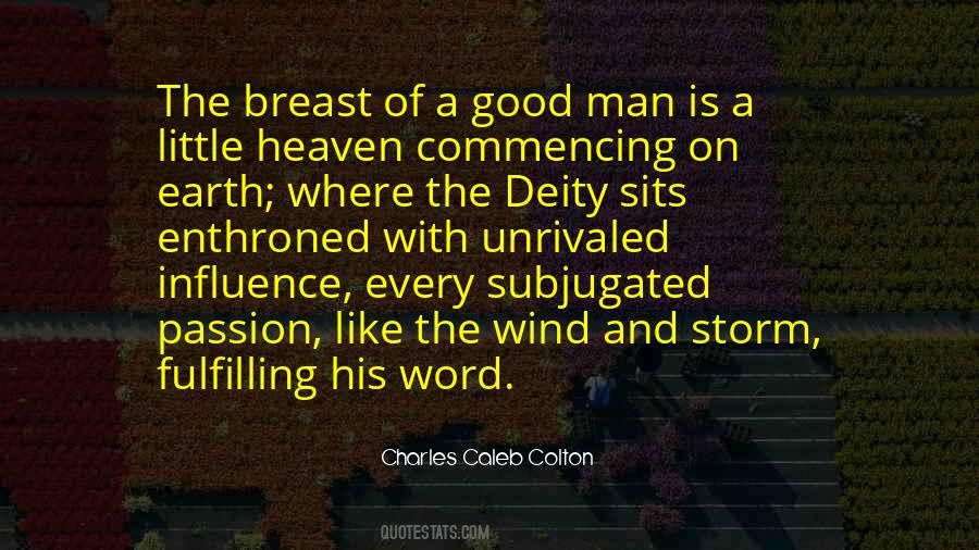 Word Of A Man Quotes #555464