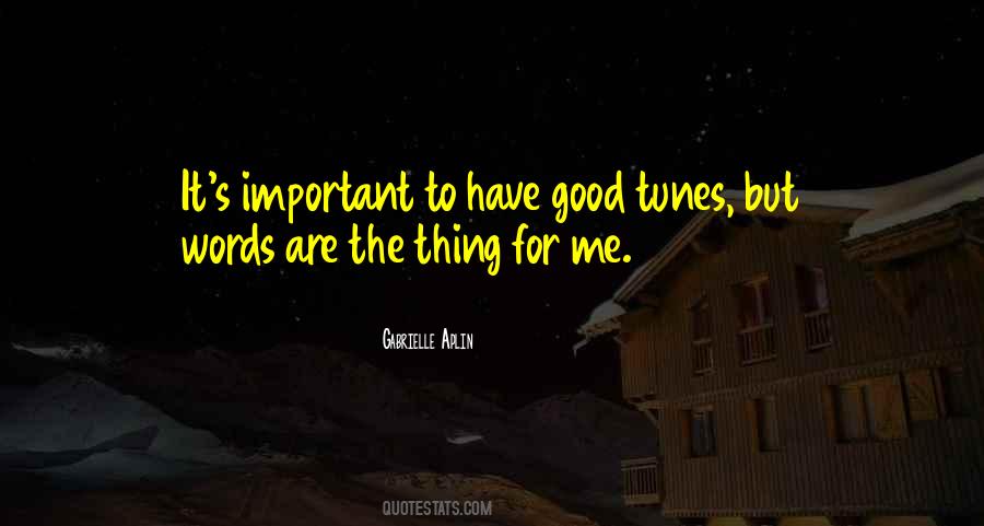 Quotes About Words For Good #1104901