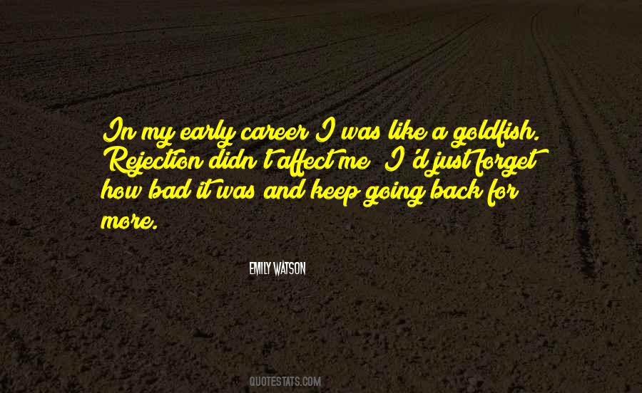 Early Career Quotes #1016657