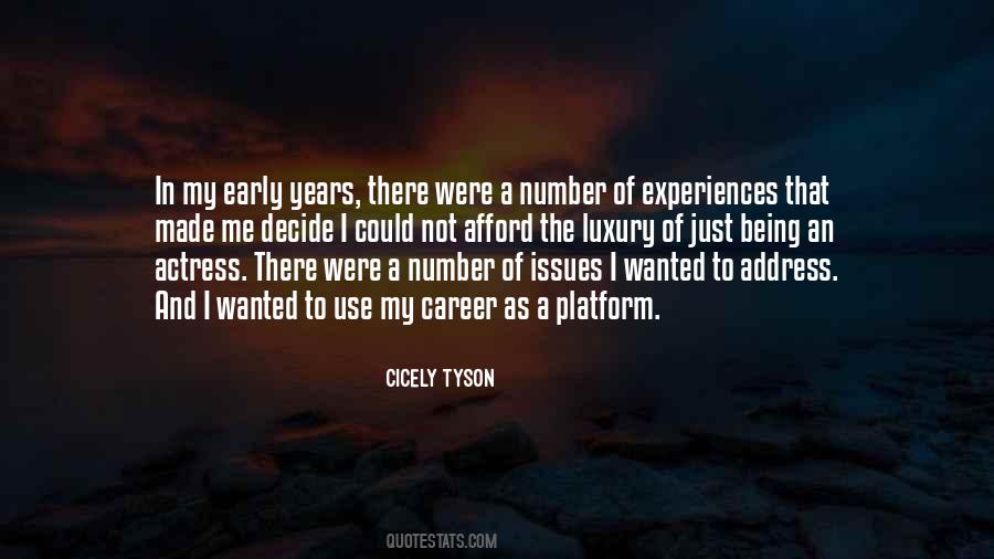 Early Career Quotes #306300