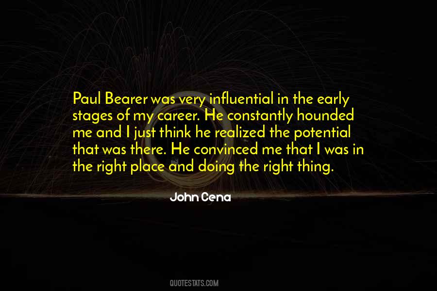 Early Career Quotes #488011
