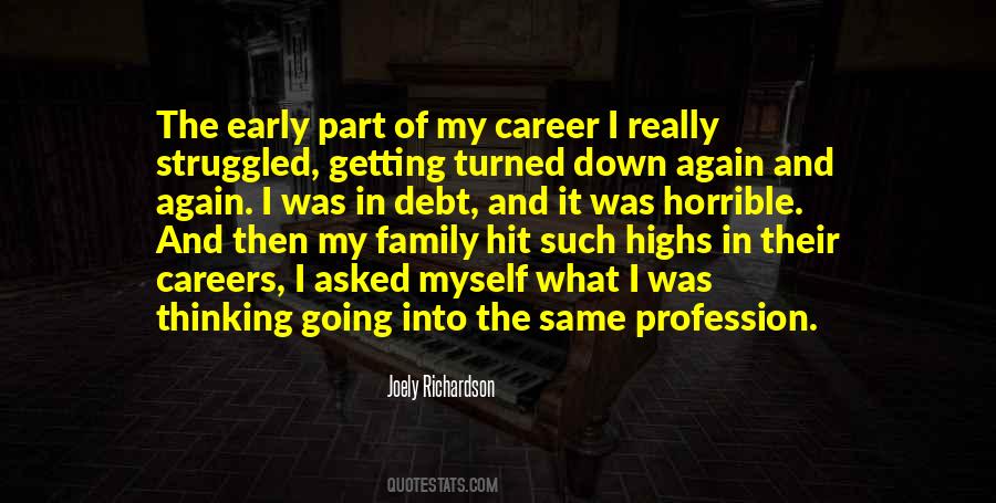 Early Career Quotes #570243