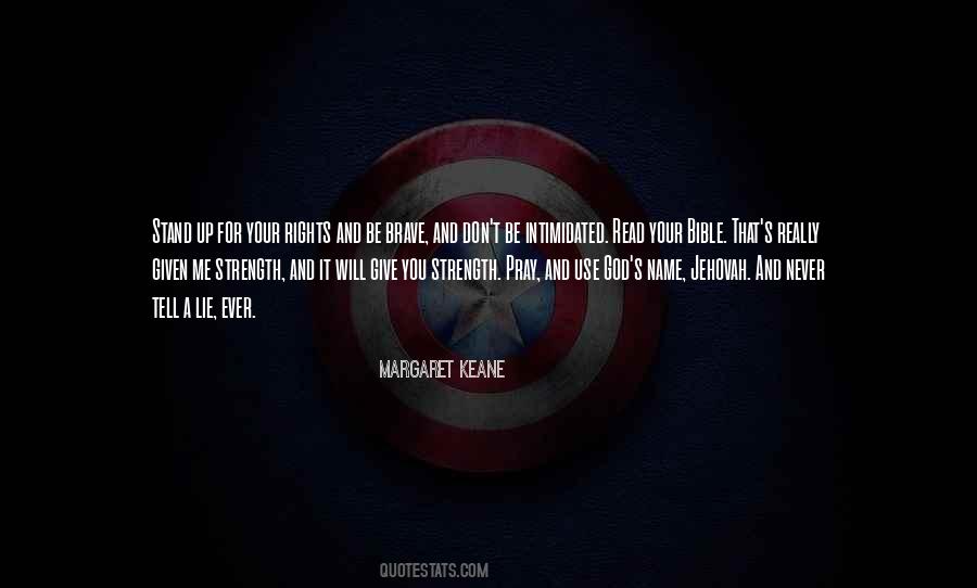 Pray For Strength Quotes #1351966