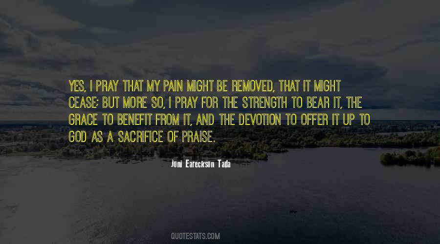 Pray For Strength Quotes #1387443