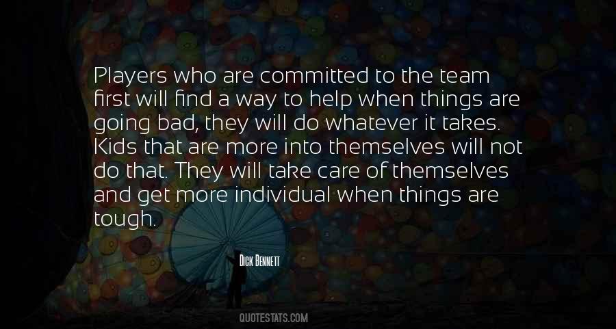 Bad Team Quotes #403200