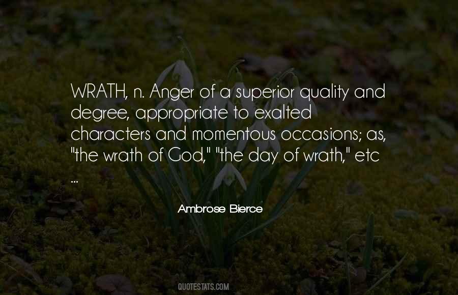 God Anger Quotes #1224141