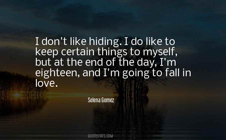 At The End Of The Day Love Quotes #140969