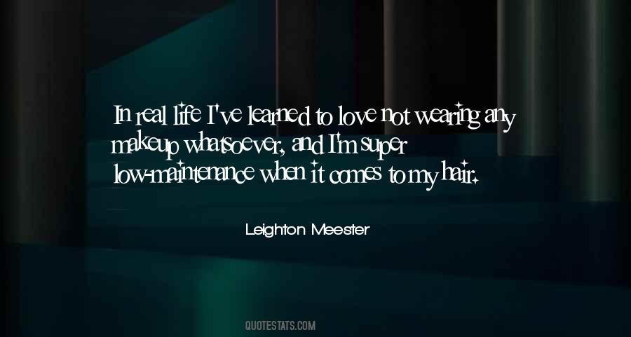 Real Love Life Quotes #1068053
