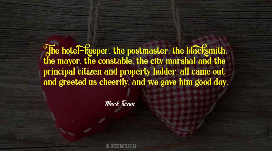 Good Mayor Quotes #1467593