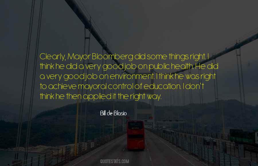 Good Mayor Quotes #828951