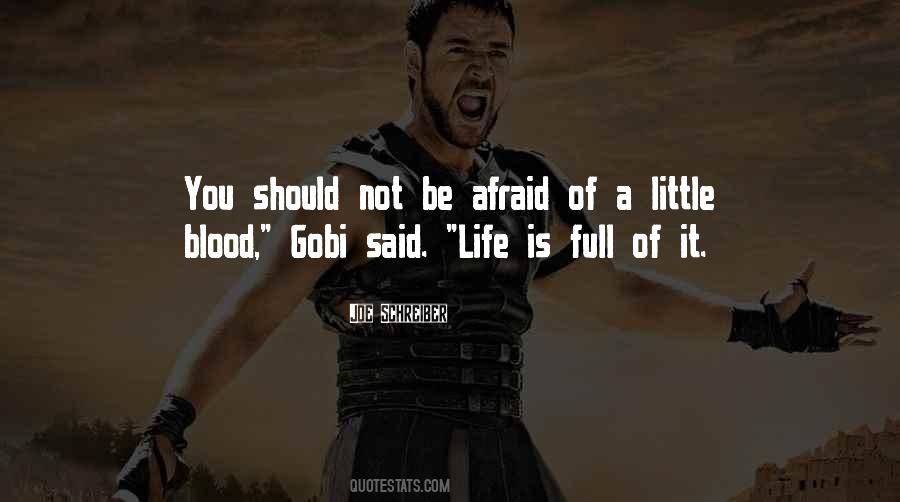 Blood Life Quotes #118919