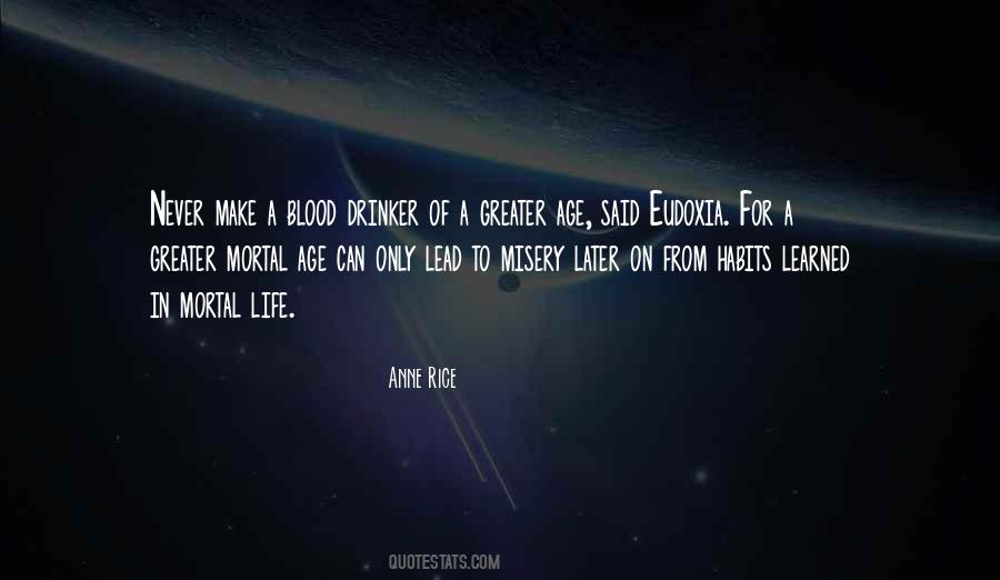 Blood Life Quotes #324719