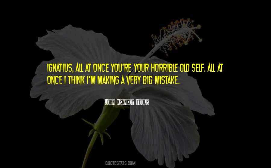 Self Mistake Quotes #1392413