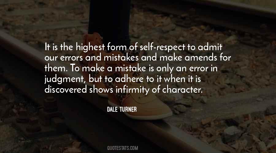 Self Mistake Quotes #1425578