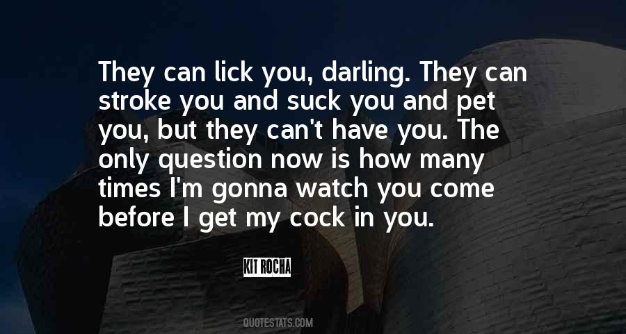 But My Darling Quotes #1440172