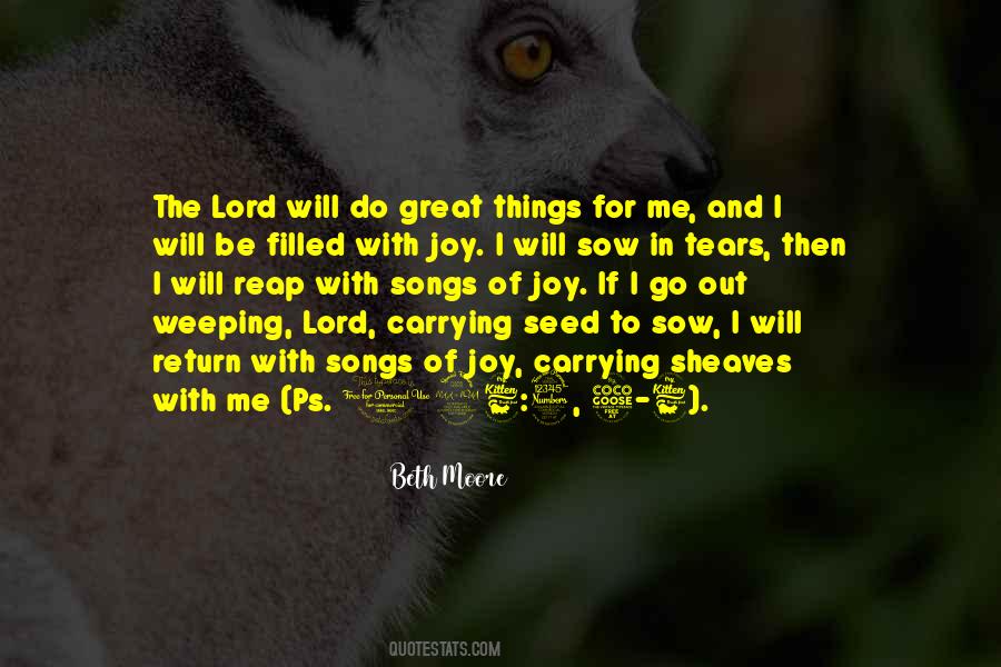 Quotes About The Lord Will #1696095