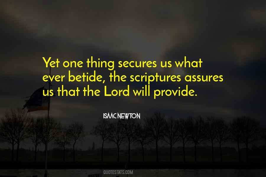 Quotes About The Lord Will #1837497