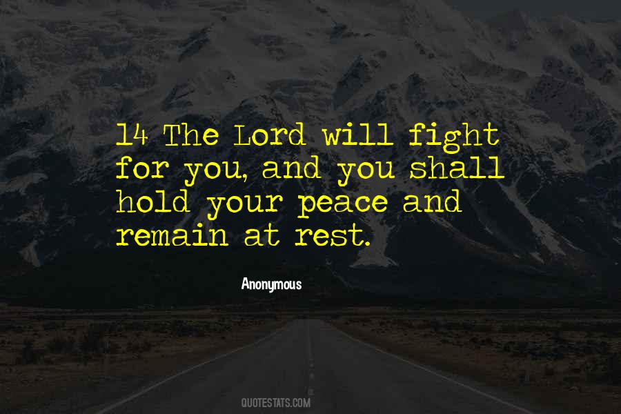 Quotes About The Lord Will #973445