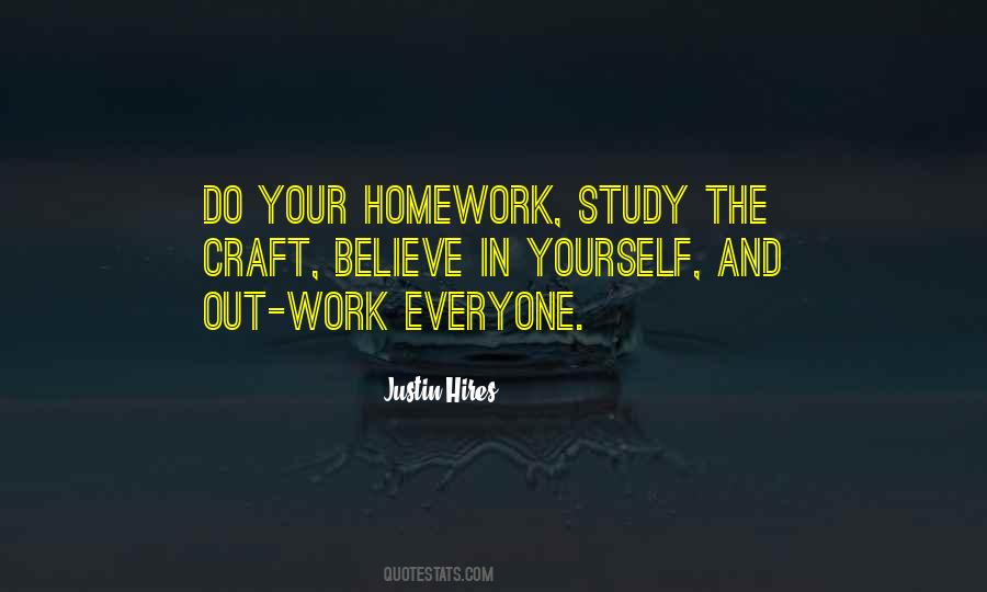 Do Homework Quotes #1012721
