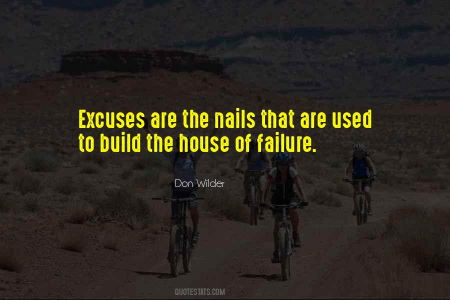 Excuses Failure Quotes #1531483