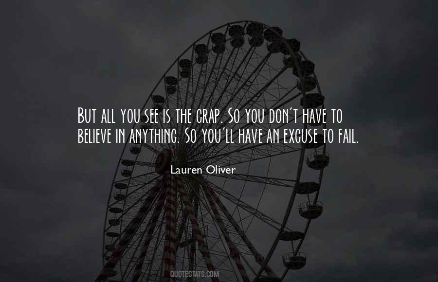 Excuses Failure Quotes #1552218