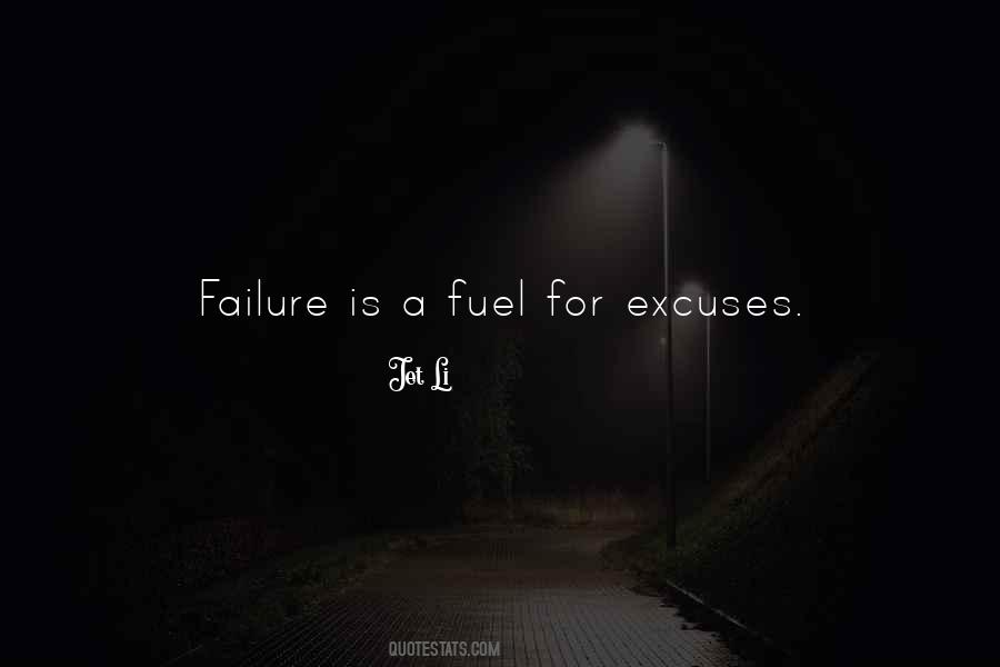 Excuses Failure Quotes #889682