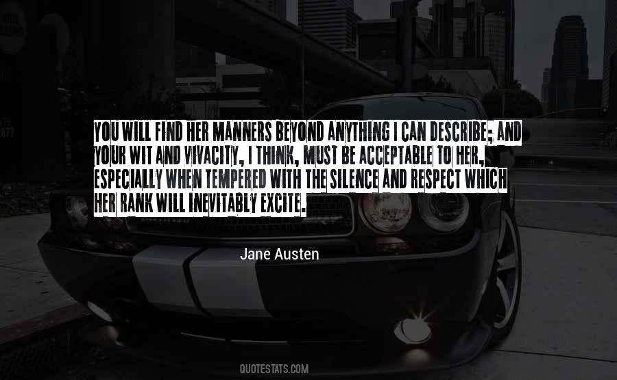 Manners Respect Quotes #425129