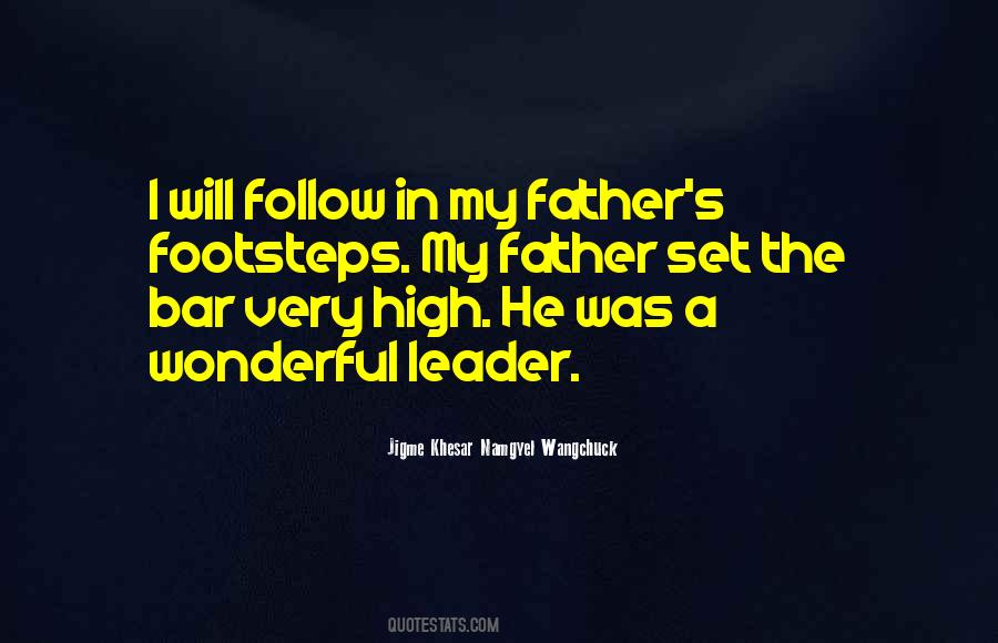 Father's Footsteps Quotes #28310