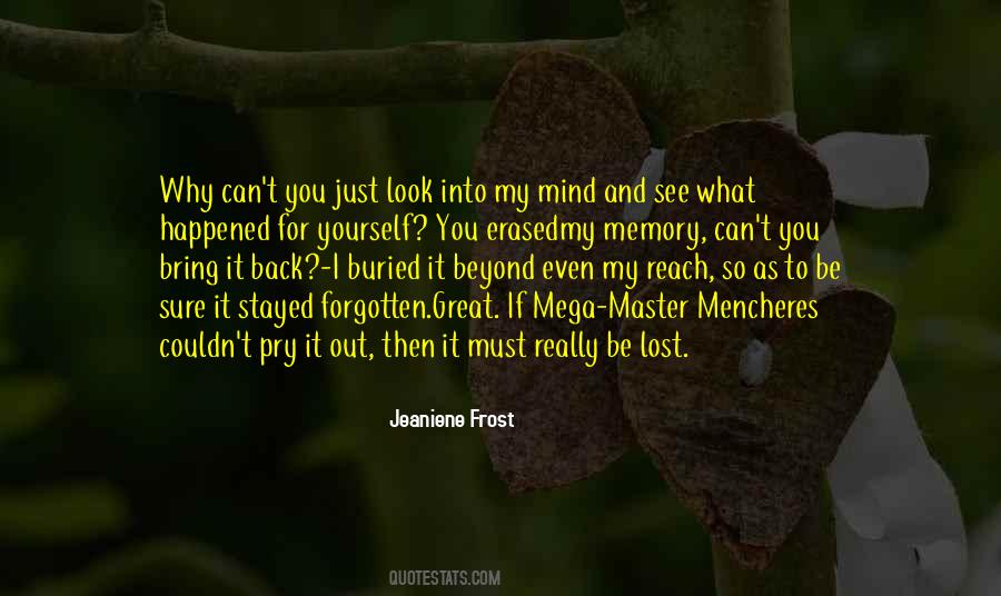 I Lost My Mind Quotes #863156