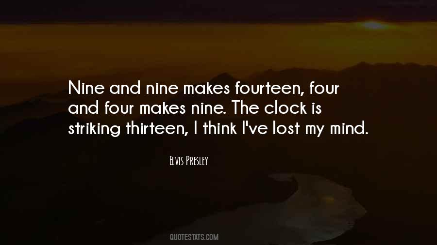 I Lost My Mind Quotes #906823