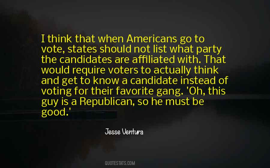 Good Candidate Quotes #1596006