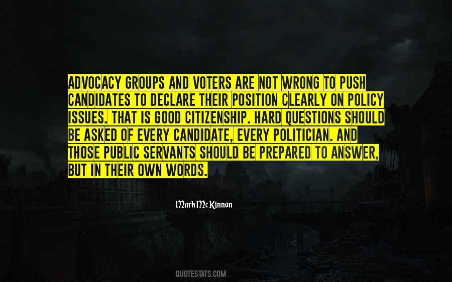 Good Candidate Quotes #254398