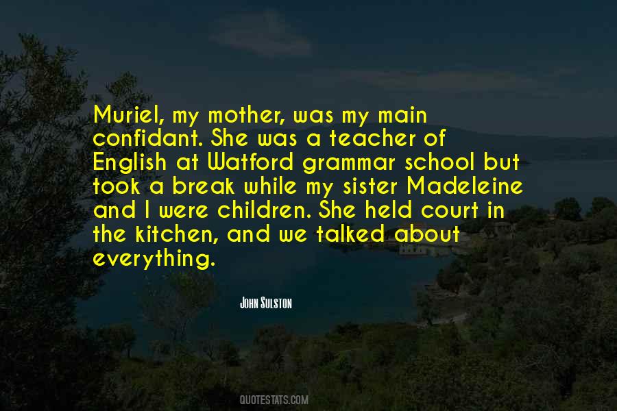 Mother Teacher Quotes #866696