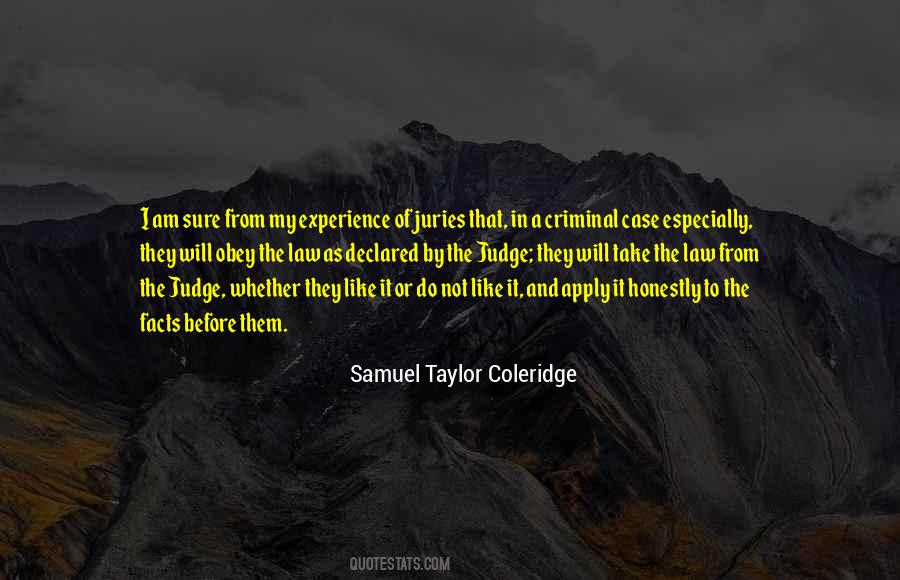 Law Judge Quotes #1259902