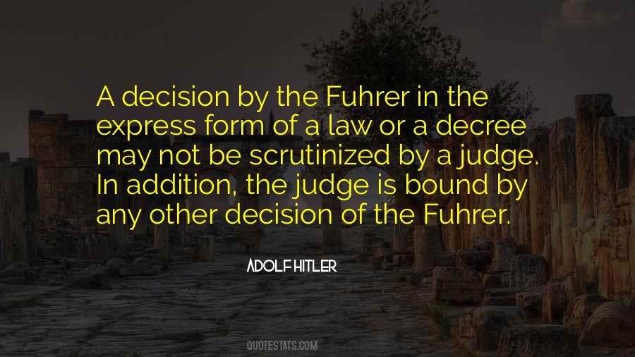 Law Judge Quotes #675392