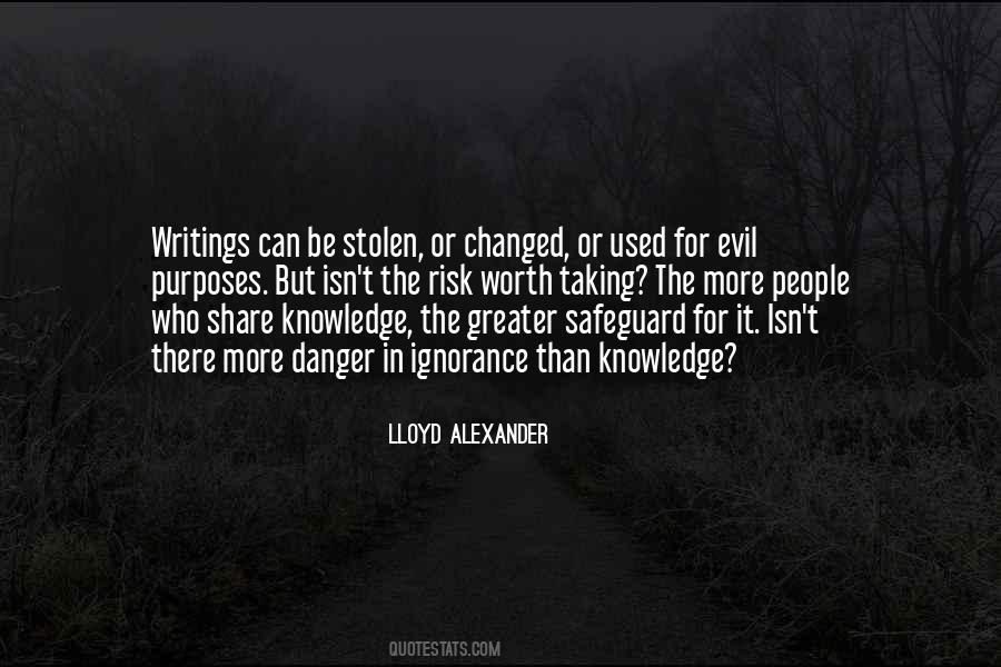 Knowledge Cannot Be Stolen Quotes #991332