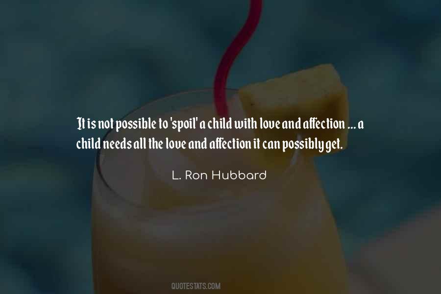 Child Affection Quotes #466024